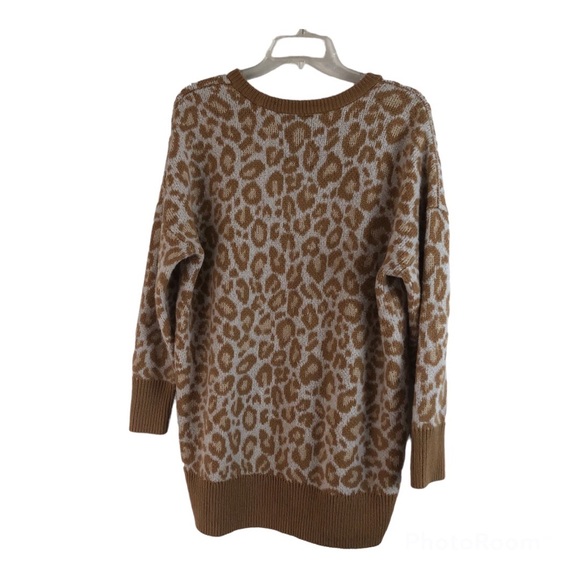 TORRID DROP SHOULDER SWEATER - POPCORN LEOPARD SIZE 1 DROP SHOULDER 15881782 - Picture 10 of 10